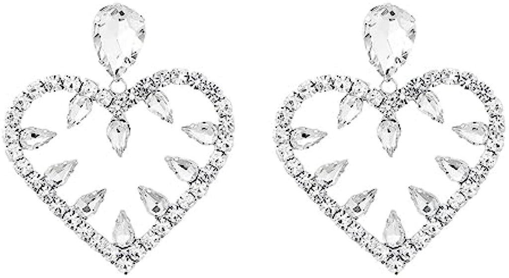 MEACHEAL Jewelry Fashion Rhinestone Crystal Earrings For Womens/Girls M07#