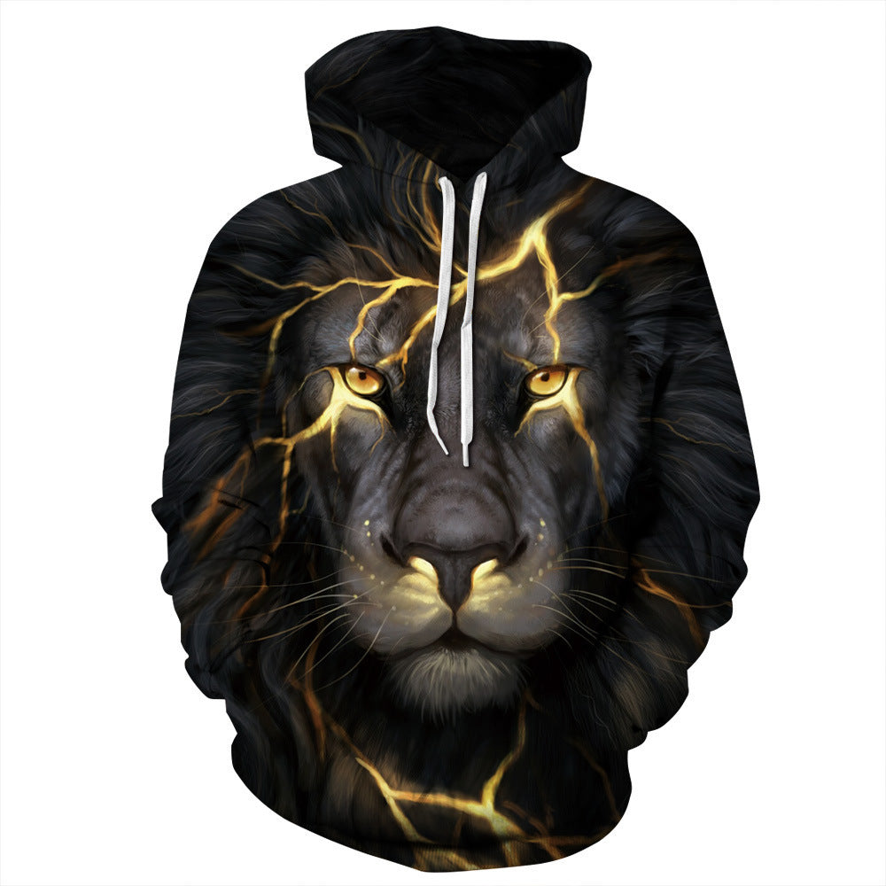 3D Print Lion Pullover Hoodie Sweatshirt GK0133#