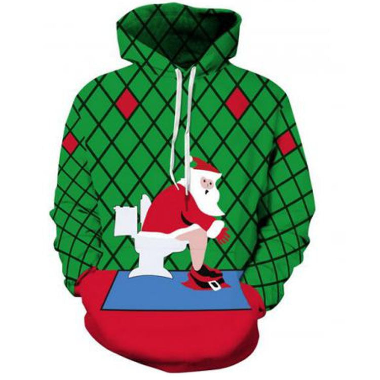 3D Print Pullover Hoodie Christmas Sweatshirt GK0221#