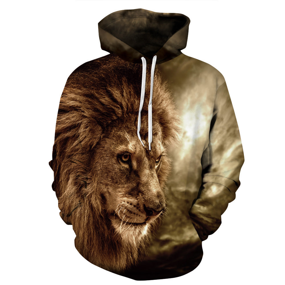3D Print Lion Pullover Hoodie Sweatshirt GK0140#