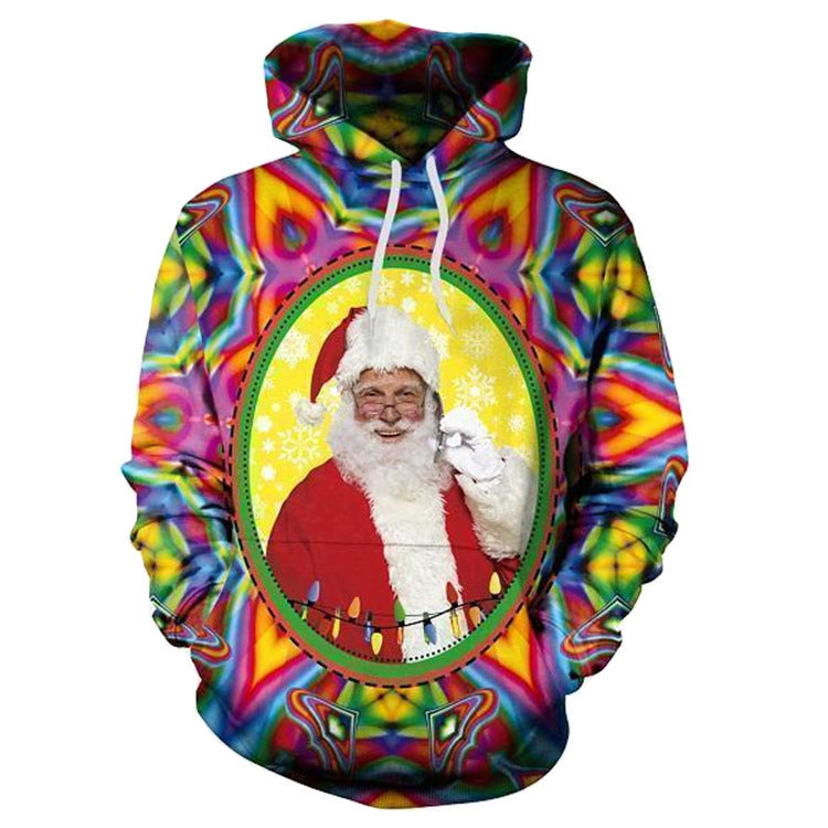 3D Print Pullover Hoodie Christmas Sweatshirt GK0249#