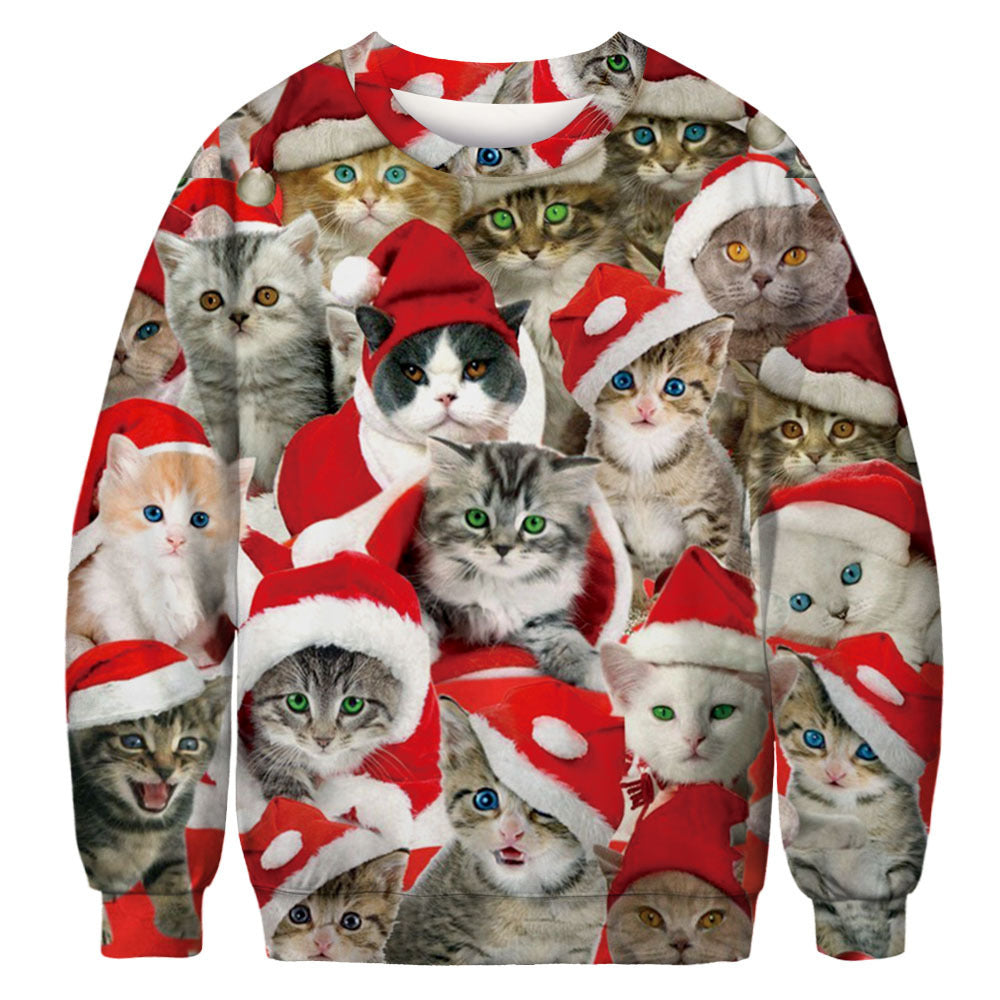 3D Print Pullover Hoodie Christmas Sweatshirt GK0004#