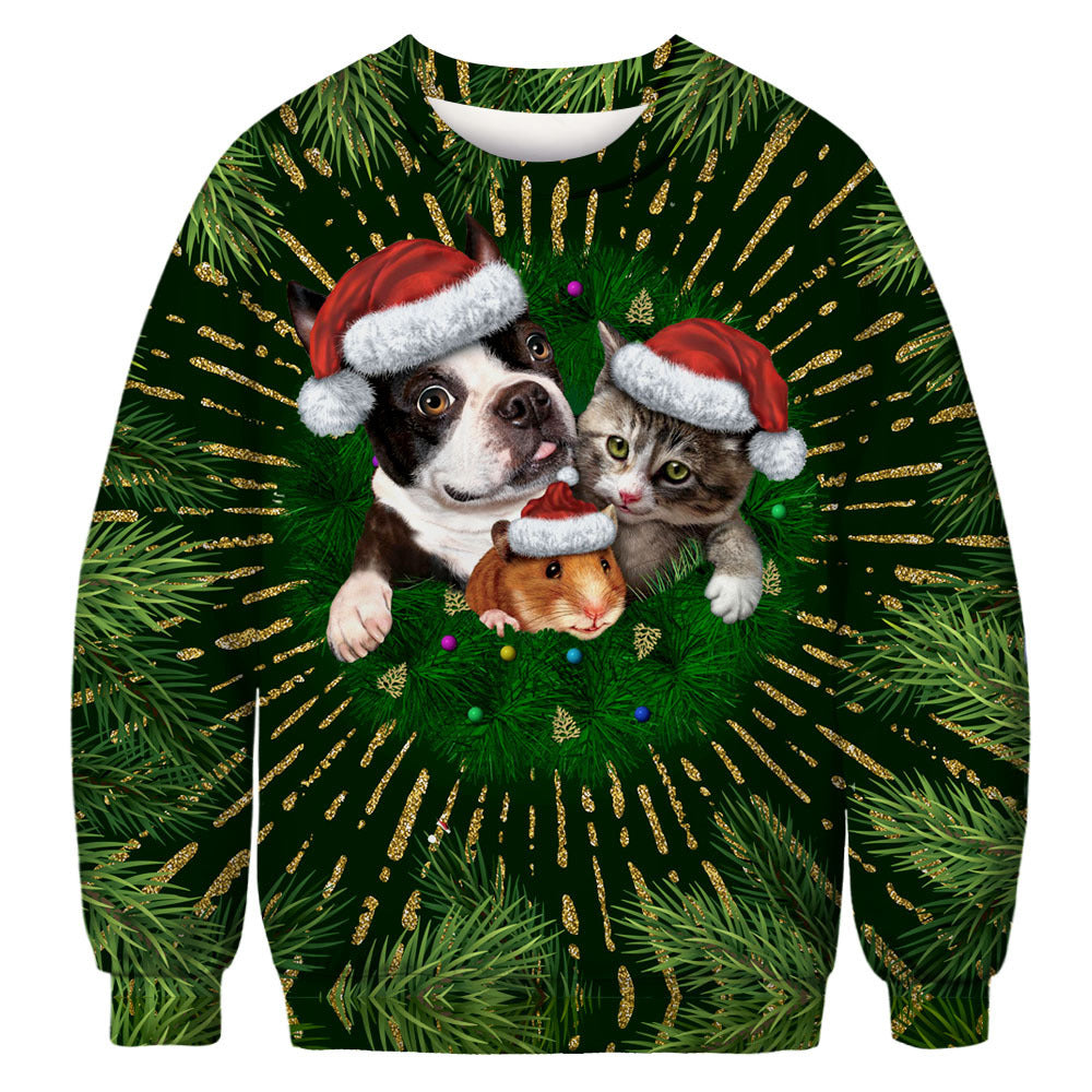 3D Print Pullover Hoodie Christmas Sweatshirt GK0003#