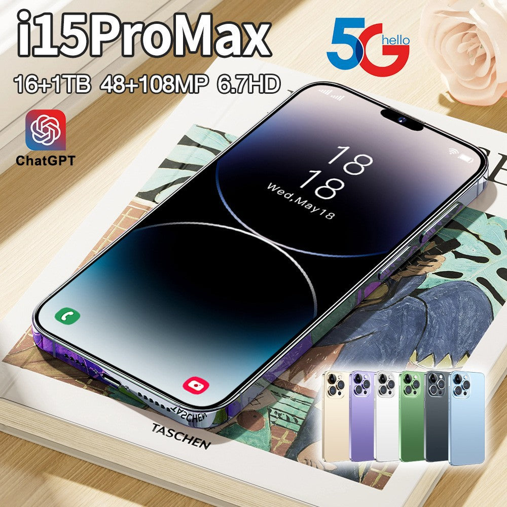 I15proMax3G Android 8.1 1 + 16GB Smartphone 6.53 Inch