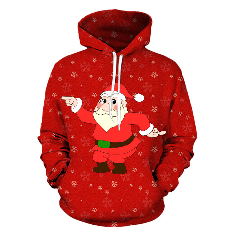 3D Print Pullover Hoodie Christmas Sweatshirt GK0205#