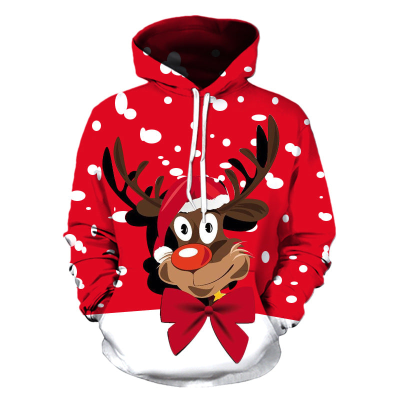 3D Print Pullover Hoodie Christmas Sweatshirt GK0253#