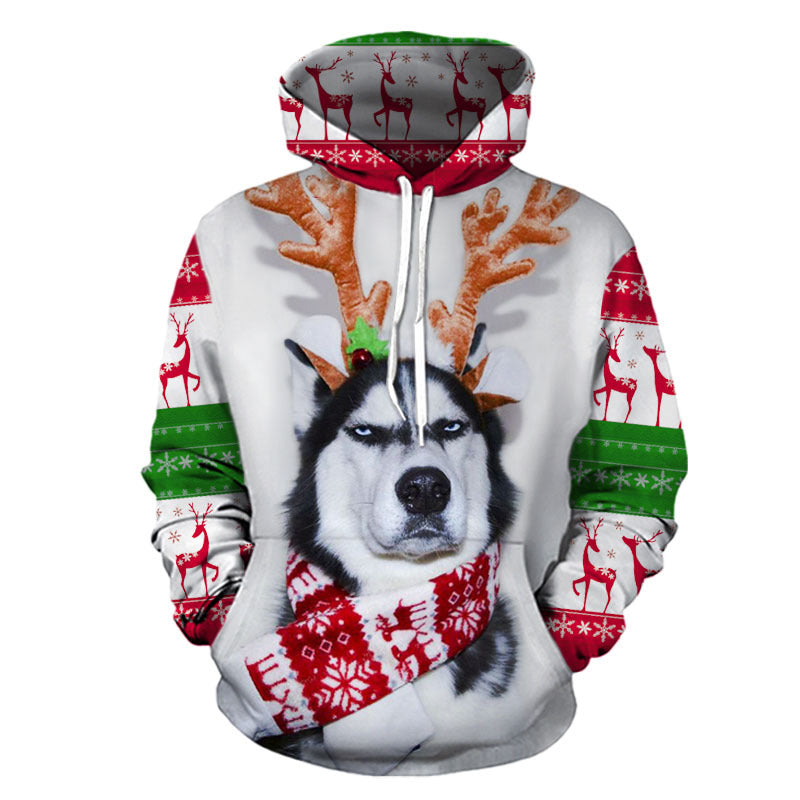 3D Print Pullover Hoodie Christmas Sweatshirt GK0209#