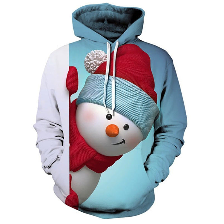 3D Print Pullover Hoodie Christmas Sweatshirt GK0020#