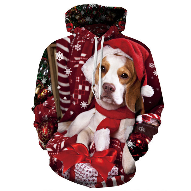 3D Print Pullover Hoodie Christmas Sweatshirt GK0043#