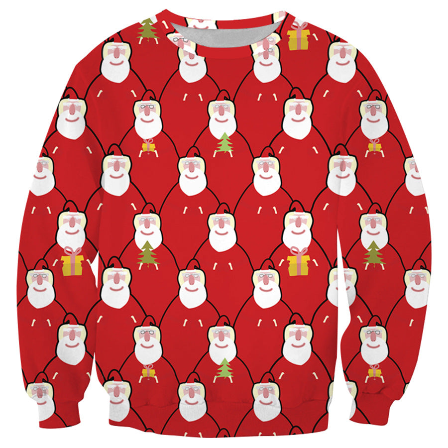 3D Print Pullover Hoodie Christmas Sweatshirt GK0207#