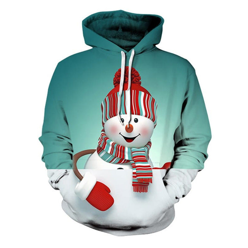 3D Print Pullover Hoodie Christmas Sweatshirt GK0043#