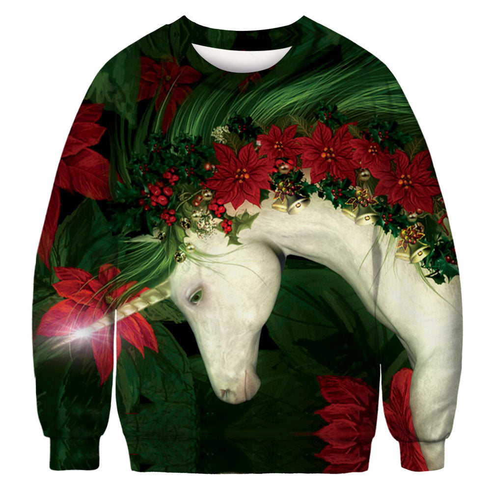 3D Print Pullover Hoodie Christmas Sweatshirt GK0012#