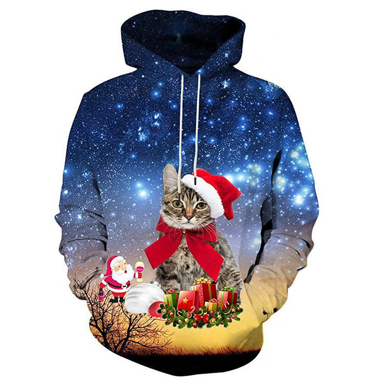 3D Print Pullover Hoodie Christmas Sweatshirt GK0041#