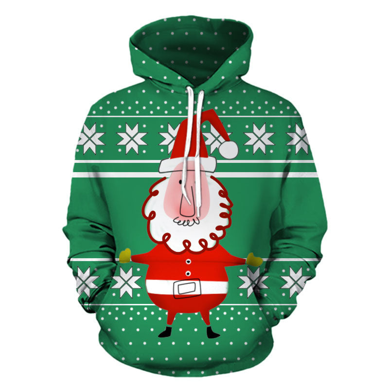 3D Print Pullover Hoodie Christmas Sweatshirt GK0049#