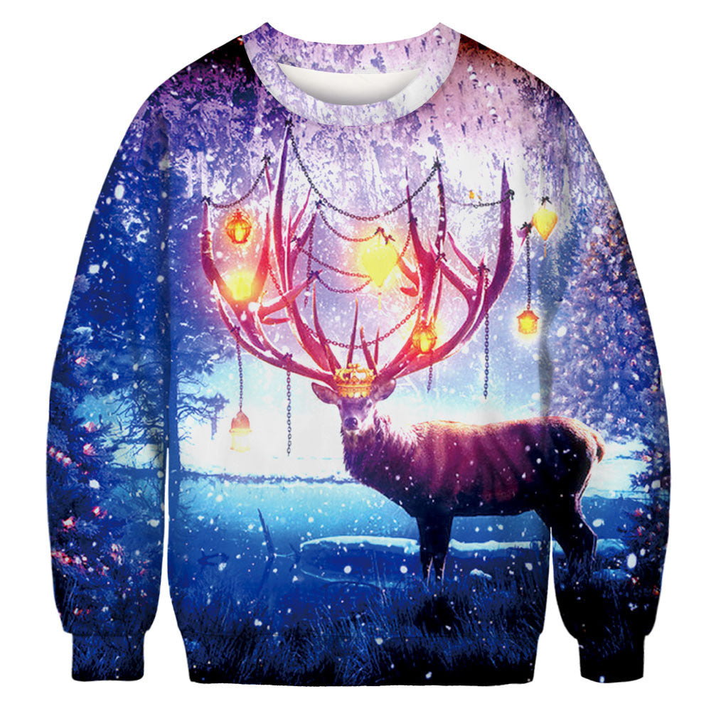 3D Print Pullover Hoodie Christmas Sweatshirt GK0015#