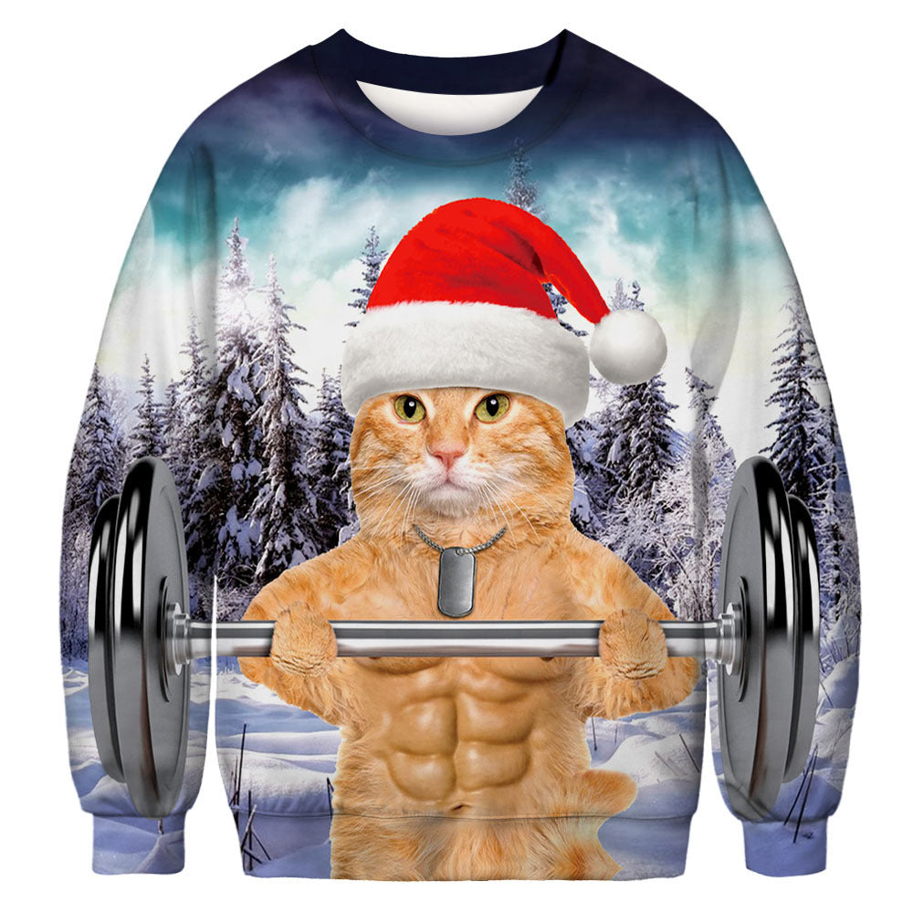 3D Print Pullover Hoodie Christmas Sweatshirt GK0001#