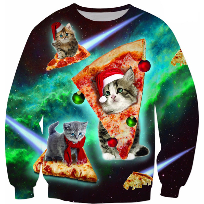 3D Print Pullover Hoodie Christmas Sweatshirt GK0011#