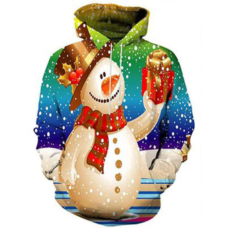 3D Print Pullover Hoodie Christmas Sweatshirt GK0047#