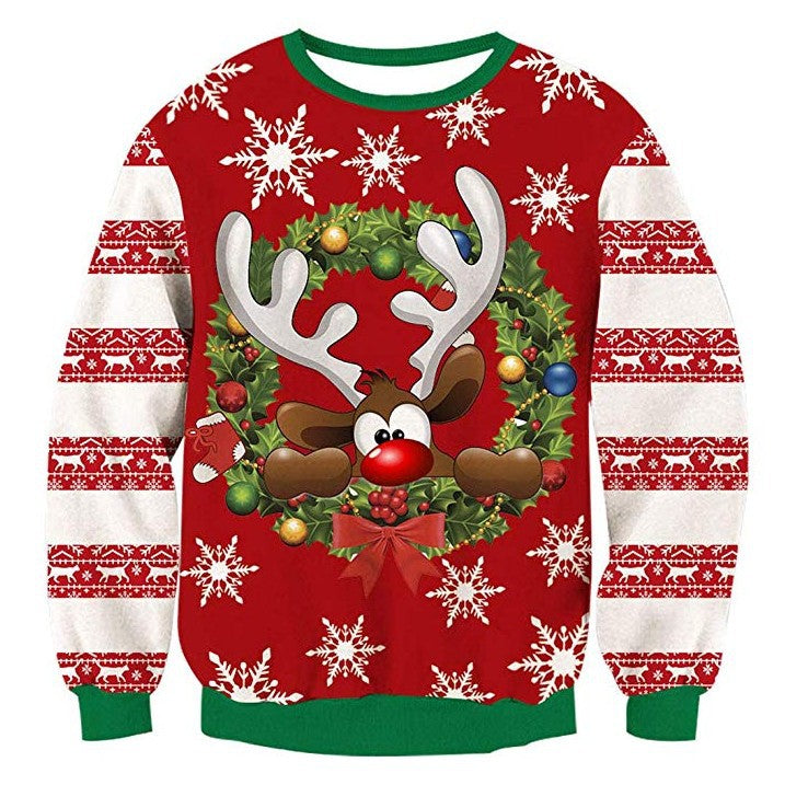 3D Print Pullover Hoodie Christmas Sweatshirt GK0016#