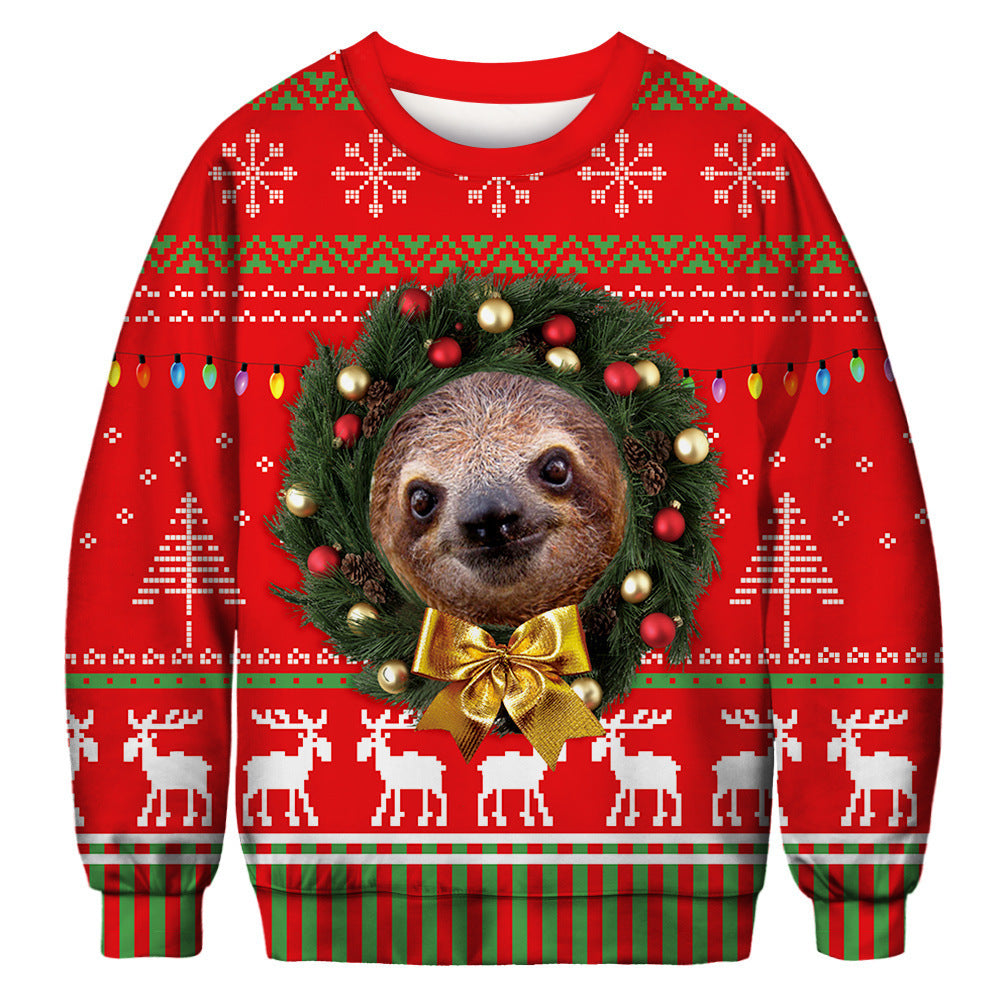 3D Print Pullover Hoodie Christmas Sweatshirt GK0203#